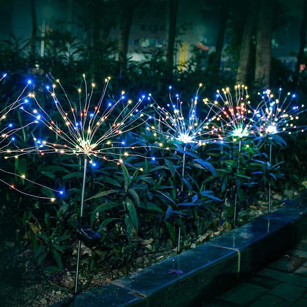 🎇Waterproof Solar Fireworks Lamp🌟Buy More Save More🌟