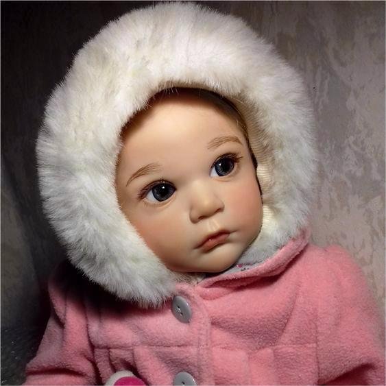  Handmade Baby Doll Girl Bblythe 20'' Realistic Soft Reborn Awake Baby Doll,Gift for Kids - Reborndollsshop®-Reborndollsshop®