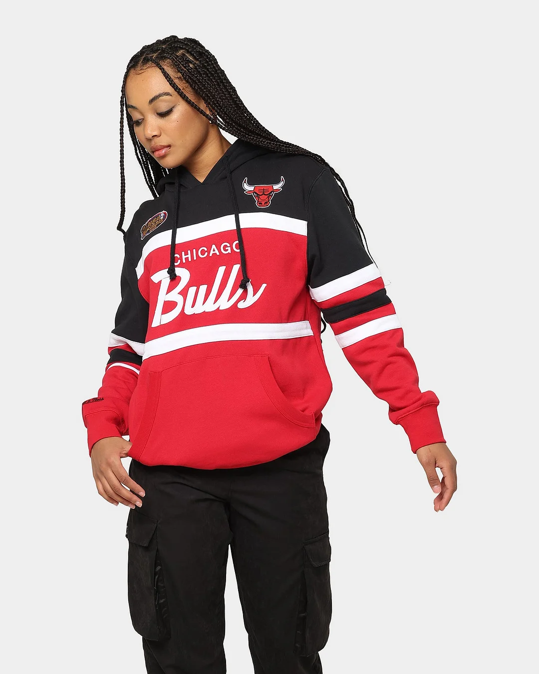 MITCHELL AND NESS NBA Head Coach Hoodie Chicago Bulls FPHDSC19029-CBUBLCK -  Shiekh