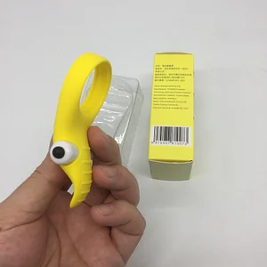 Banana Skin Vibrating Cock Ring Sex Toy For Couples