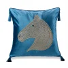 Horse Velvet Home Living Creative Cushion Pillow Cover