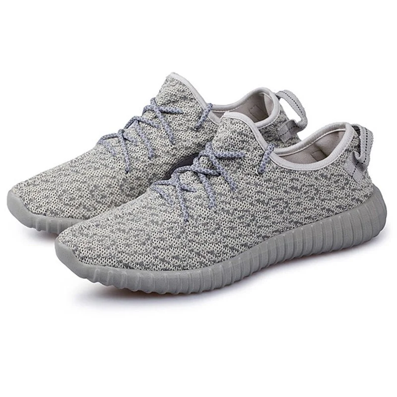 Unisex  Weave Super Light Casual Walking Shoes Breathable Woman Man Confort Mesh Flats Sports Shoes Wear-resistant Sneakers