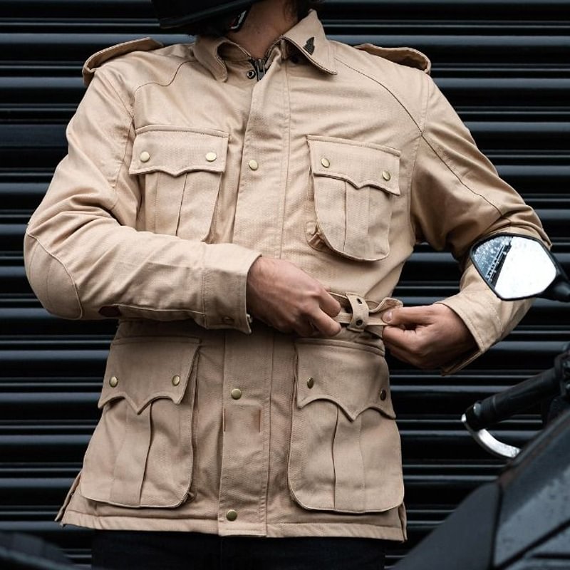 Vintage Adventure Double Layer Motorcycle Jacket