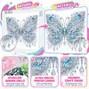 Blue Butterfly DIY Partial Drill Diamond Painting Kit for Adults 30x30cm