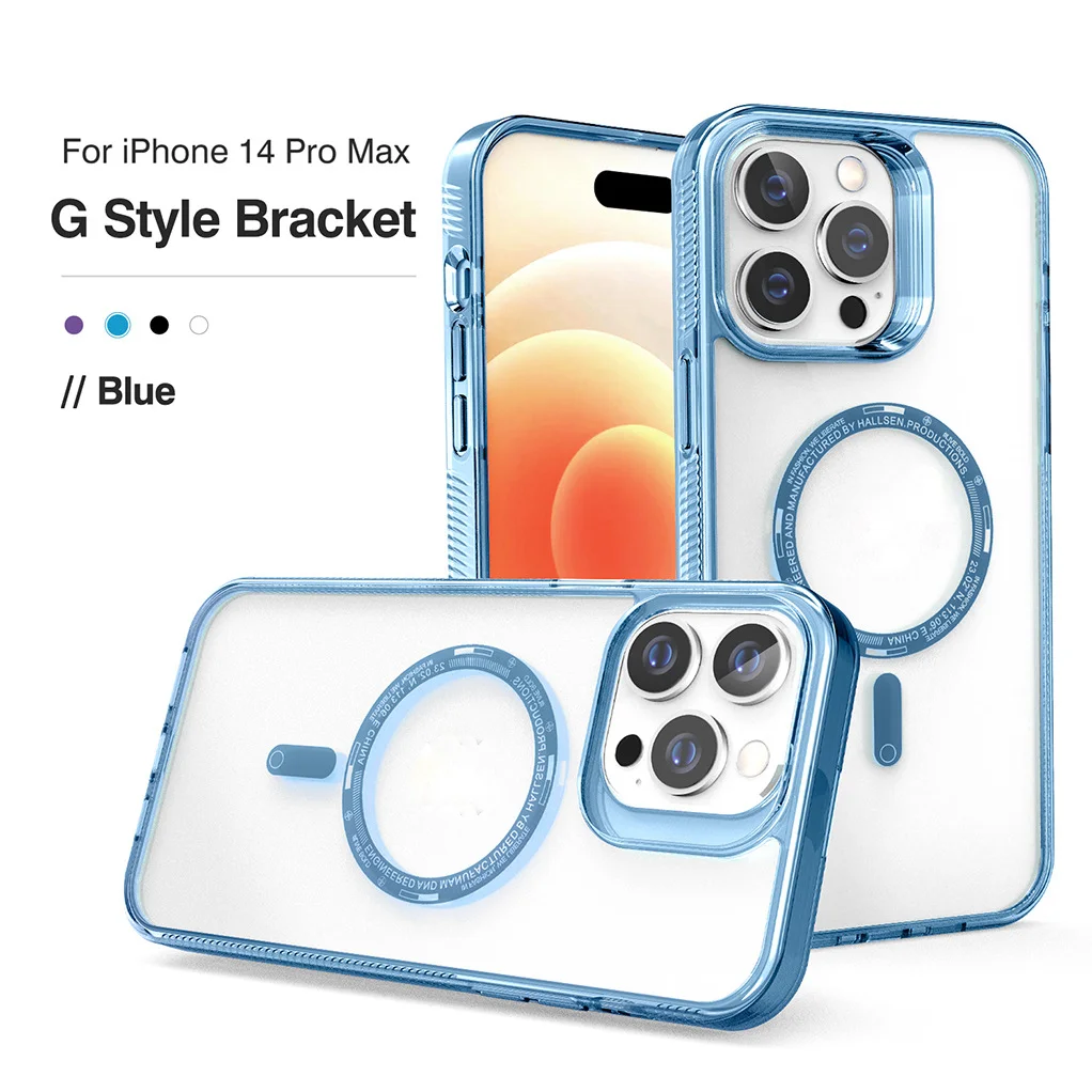 Transparent Phone Case with Magnetic Absorption and Shock-Resistant Features