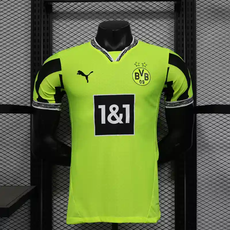 25/26 Player Dortmund Special Edition Neon Green Soccer Jersey