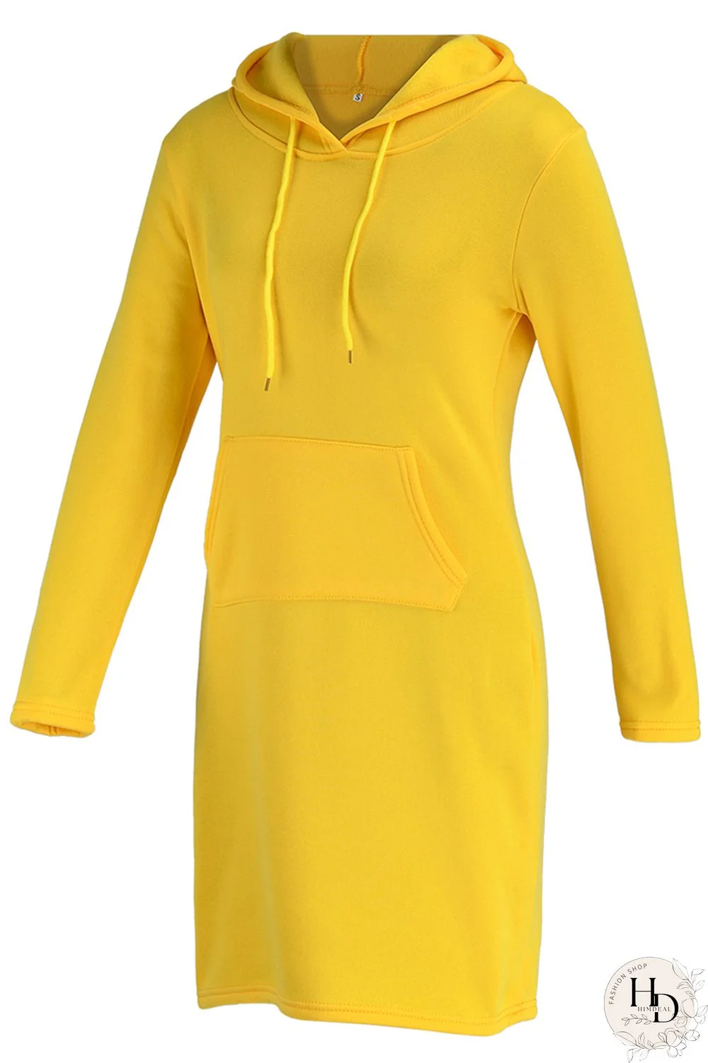 Black Fashion Casual Solid Patchwork Hooded Collar Long Sleeve Dresses