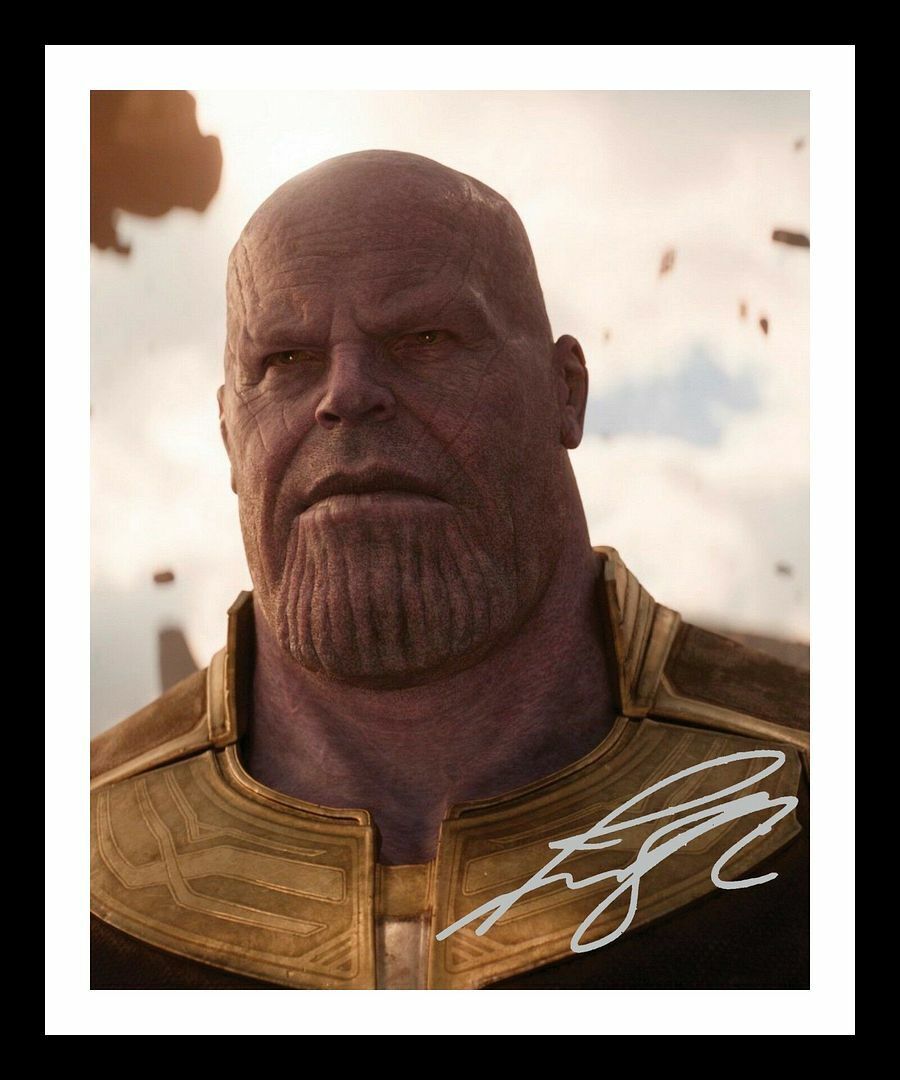 Josh Brolin - Thanos Autograph Signed & Framed Photo Poster painting