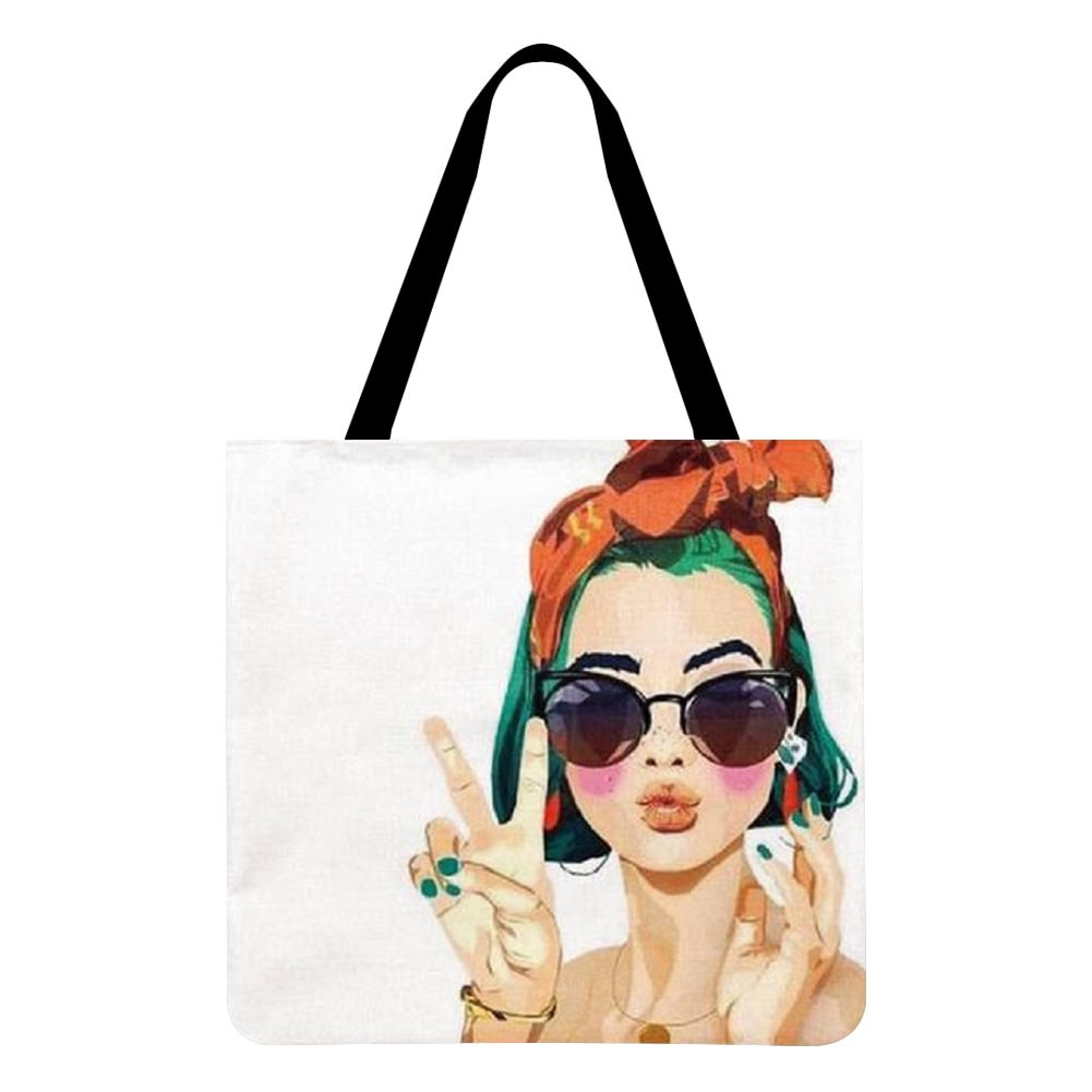 Linen Tote Bag-Girl avatar