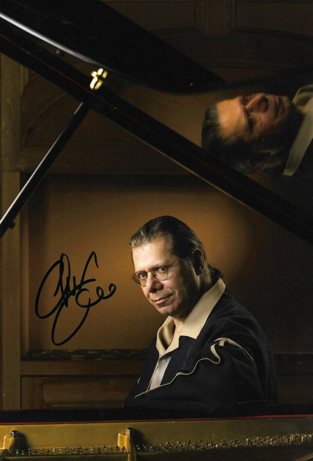 Chick Corea Jazz signed 8x12 inch Photo Poster painting autograph