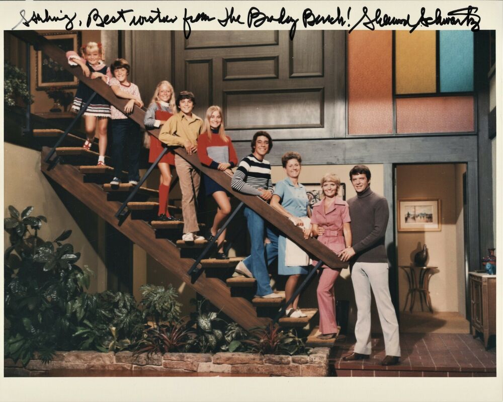 SHERWOOD SCHWARTZ In-person Signed Photo Poster painting - The Brady Bunch