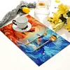 (42.5*29.5cm)Ice and Fire BirdDiamond Painting Placemats Heat Resistant for Beginners