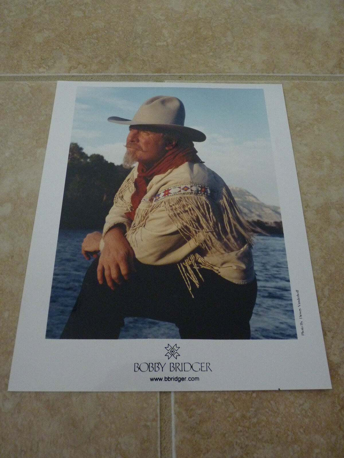 Bobby Bridger 8x10 Color Publicity Picture Promo Photo Poster painting