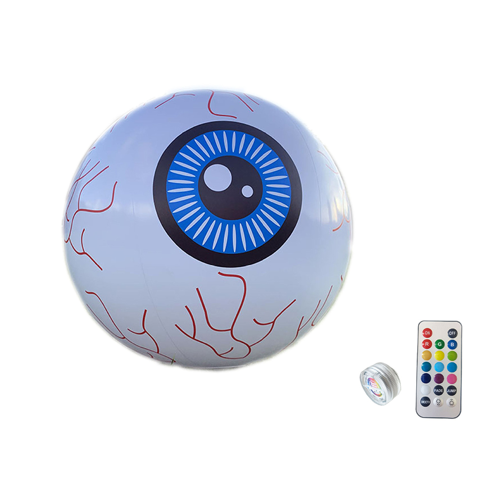

Glow in The Dark Halloween Inflatable Eyeball with Color Changing LED Light, 501 Original