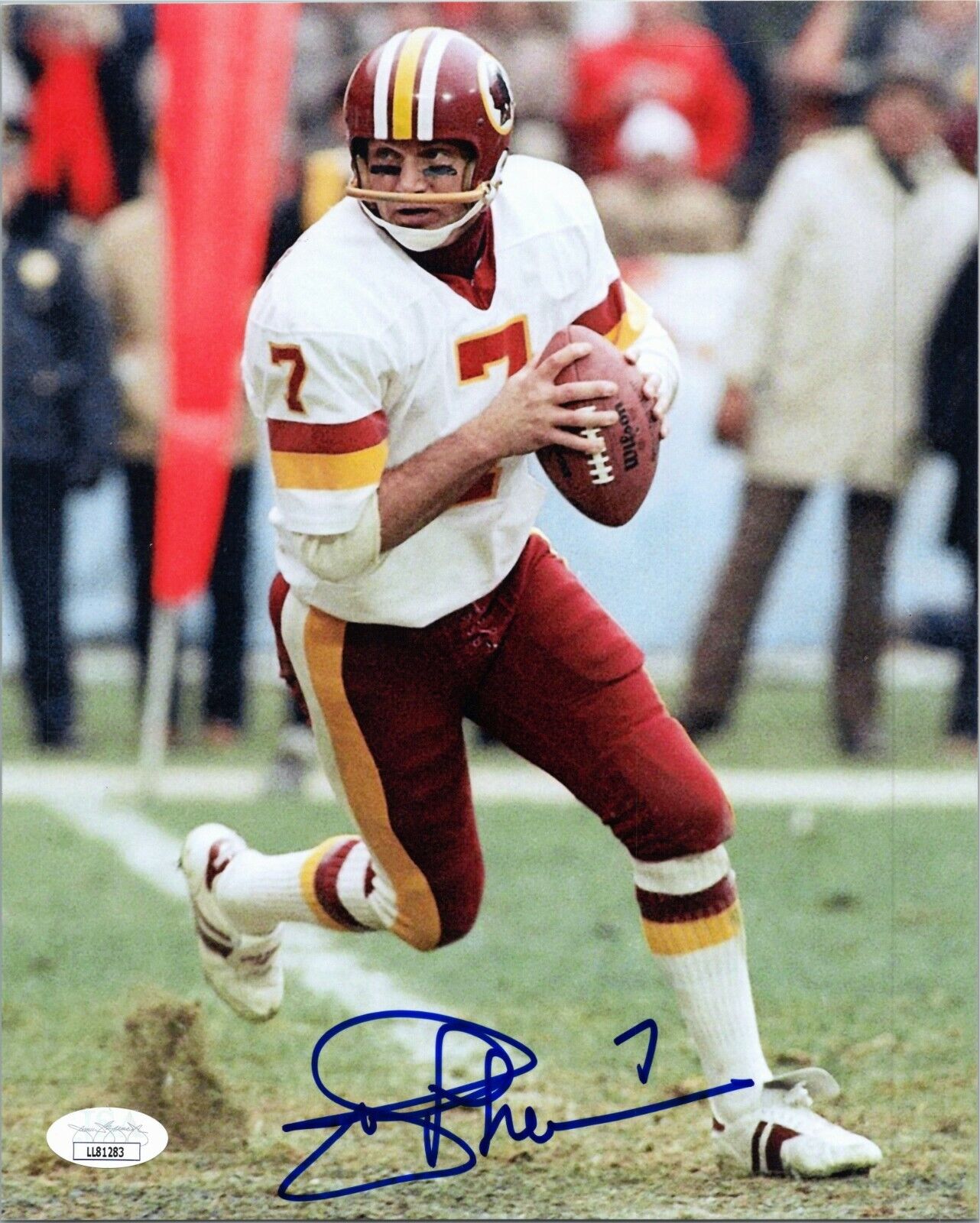 ~JOE THEISMANN Authentic Hand-Signed WASHINGTON REDSKINS