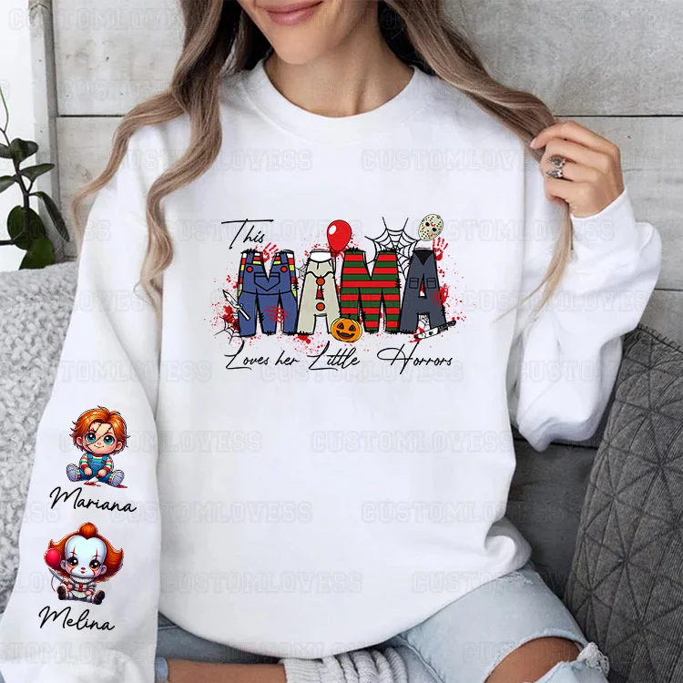 Custom Halloween Mama Sweatshirt