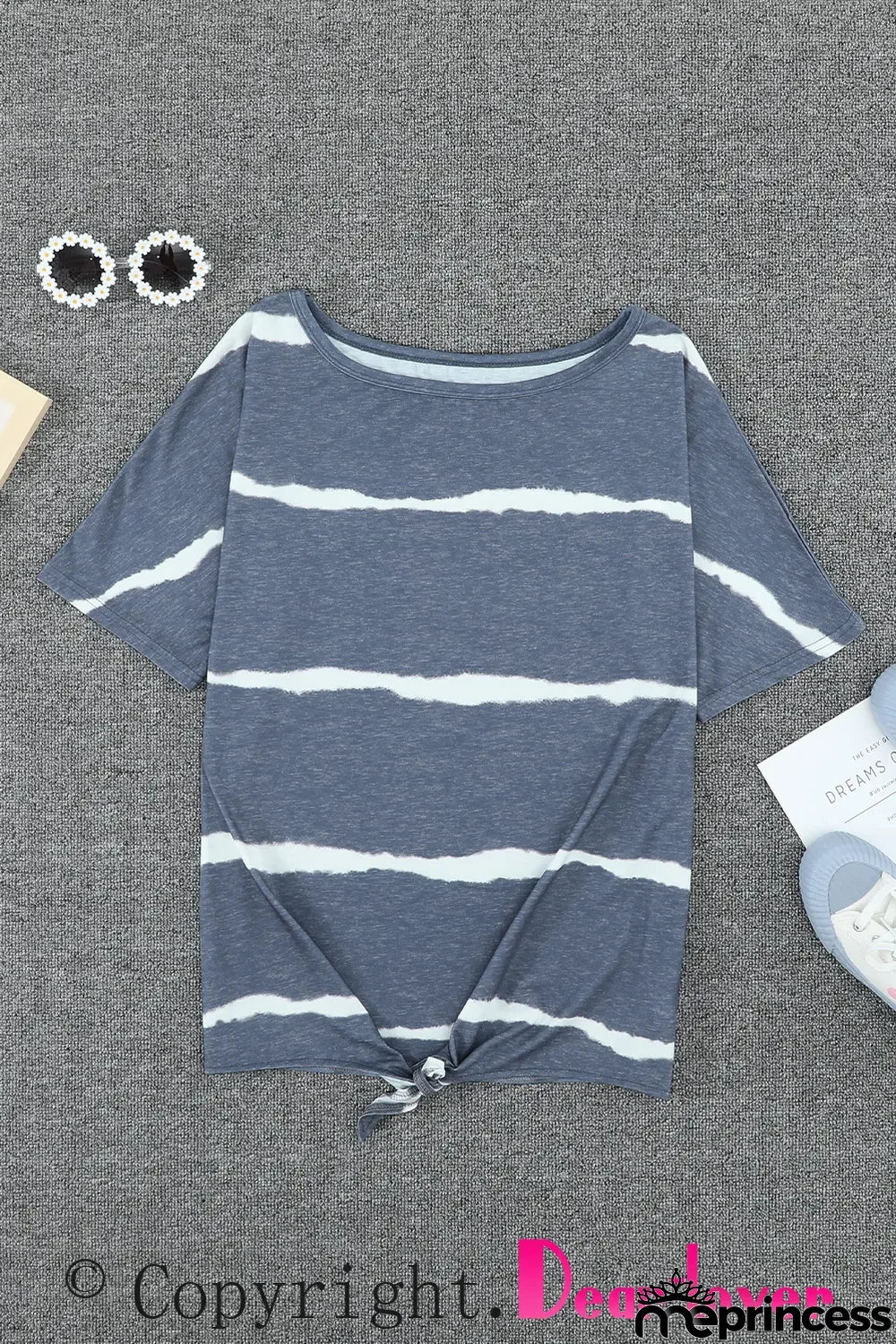 Tie-dye Print Loose T-shirt