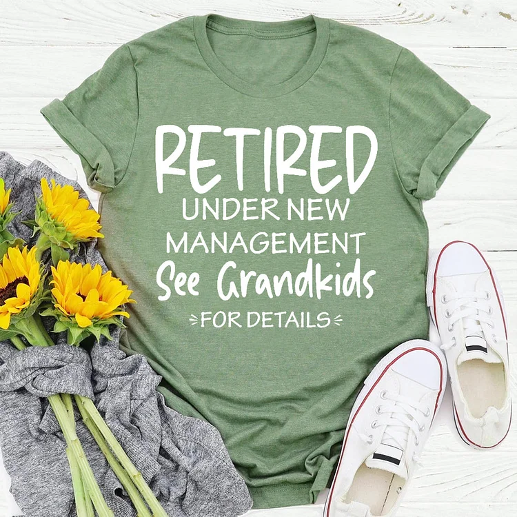 retired  Grandma T-shirt Tee -03510