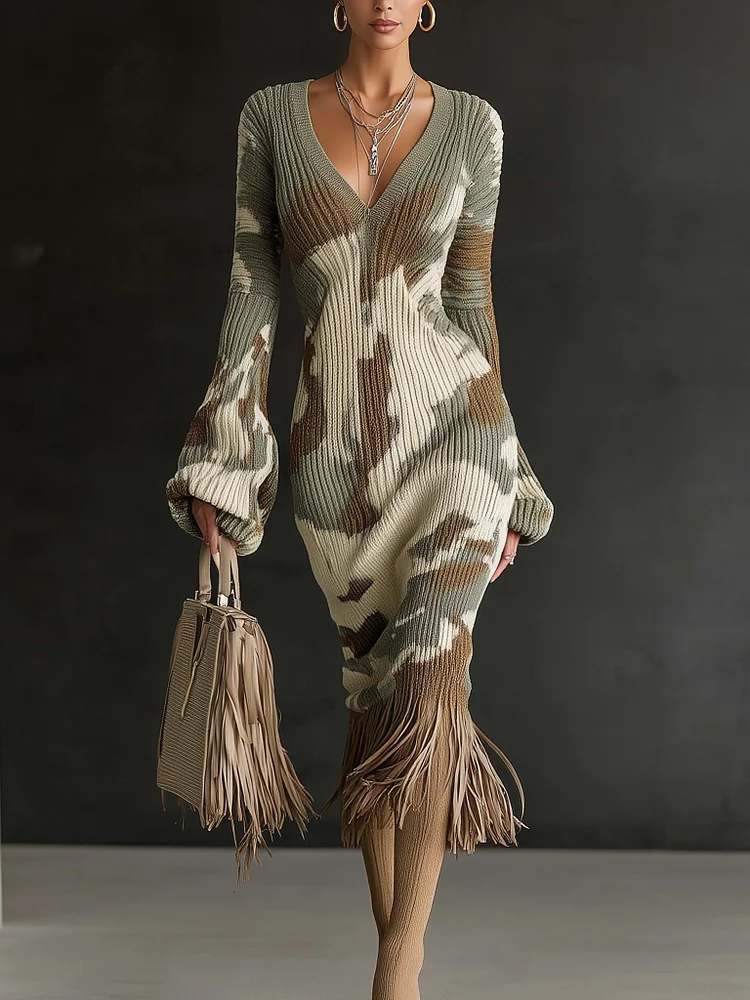 knit mini dresses Cocoa Sleeveless Mock Neck Cable Knit Mini Dress