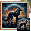Wolf-14CT Stamped Cross Stitch 40*40cm tapestrymarket