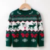 Kid Baby Boy Girl Autumn Winter Christmas Deer Sweater