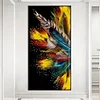 Feather-Full Round Diamond Painting(50*100cm)