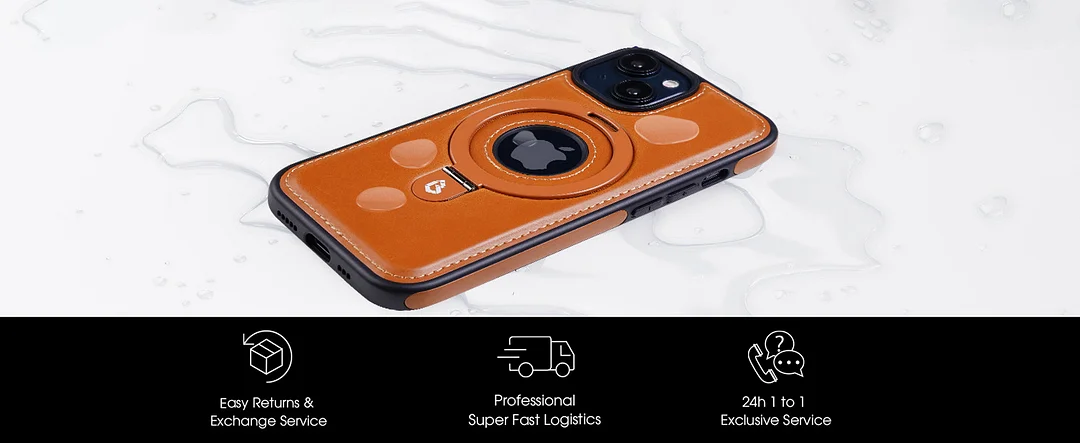 iPhone series mobile phone leather protective case