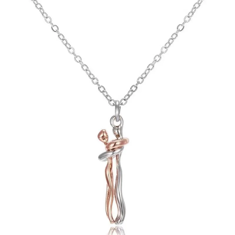 Rose Gold Hug Necklace