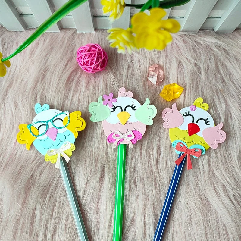 New Lovely Owl metal cutting die mould scrapbook decoration embossed photo album decoration card making DIY handicrafts