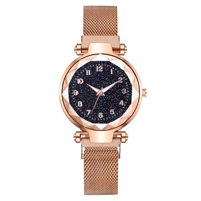 Minimalist Starry Sky Suction Buckle Quartz Watch Women's Watches