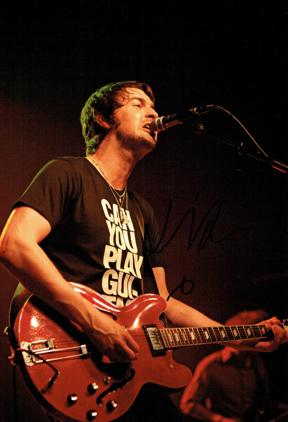 Liam FRAY COURTEENERS SIGNED Autograph 12x8 Photo Poster painting AFTAL COA Image D