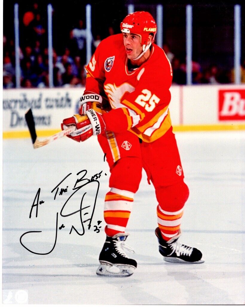 Joe Nieuwendyk Signed - Autographed Calgary Flames 8x10 inch Photo Poster painting