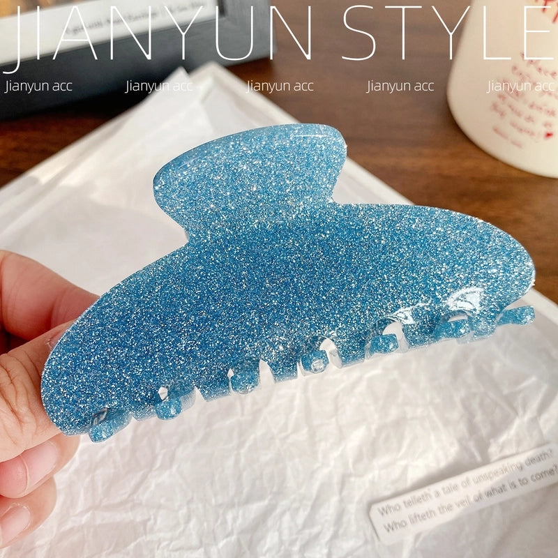 Casual Elegant Lady Women’s Solid Color Arylic Hair Claws