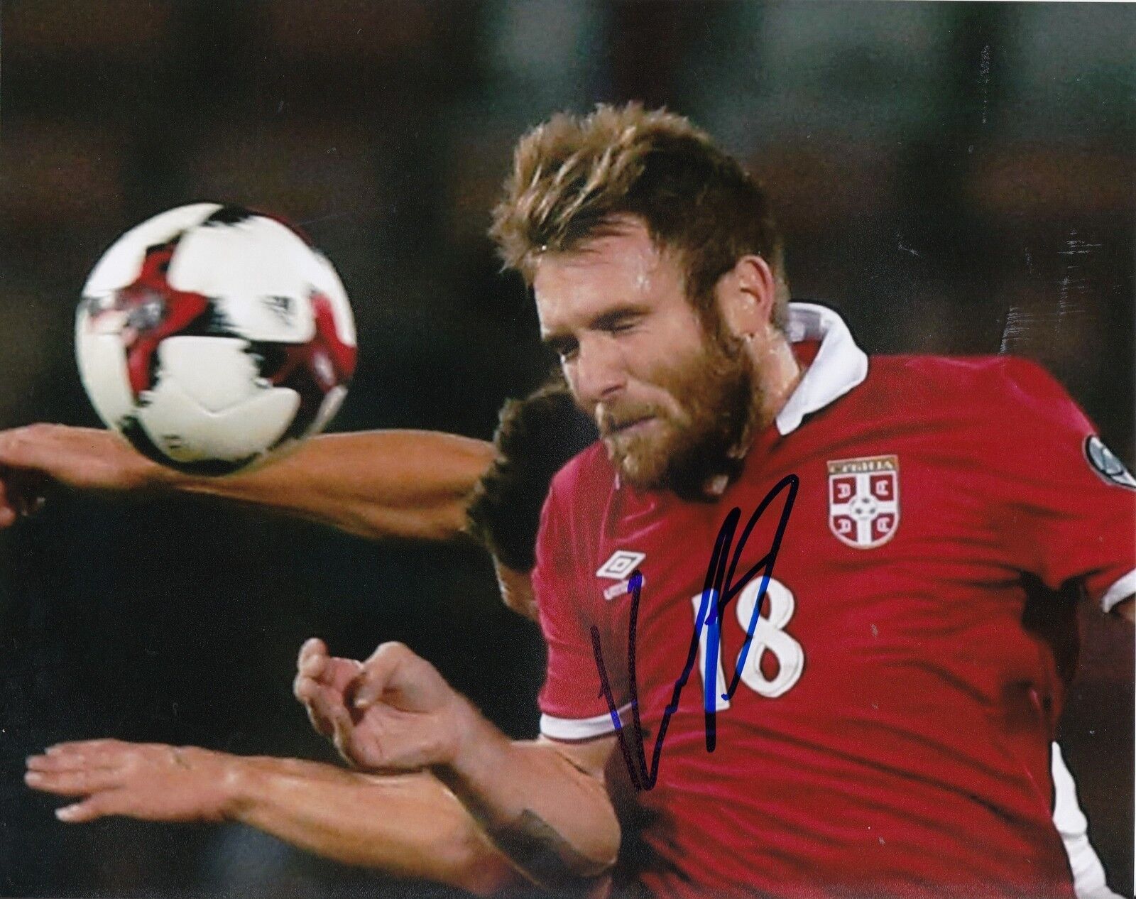 ALEKSANDAR KATAI signed (CHICAGO FIRE) SOCCER *ALAVES* 8X10 Photo Poster painting W/COA #2