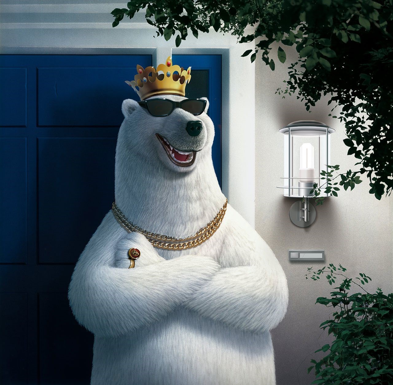 

The Polar Bear Gangster – Paint By Numbers - 40*50CM, 501 Original