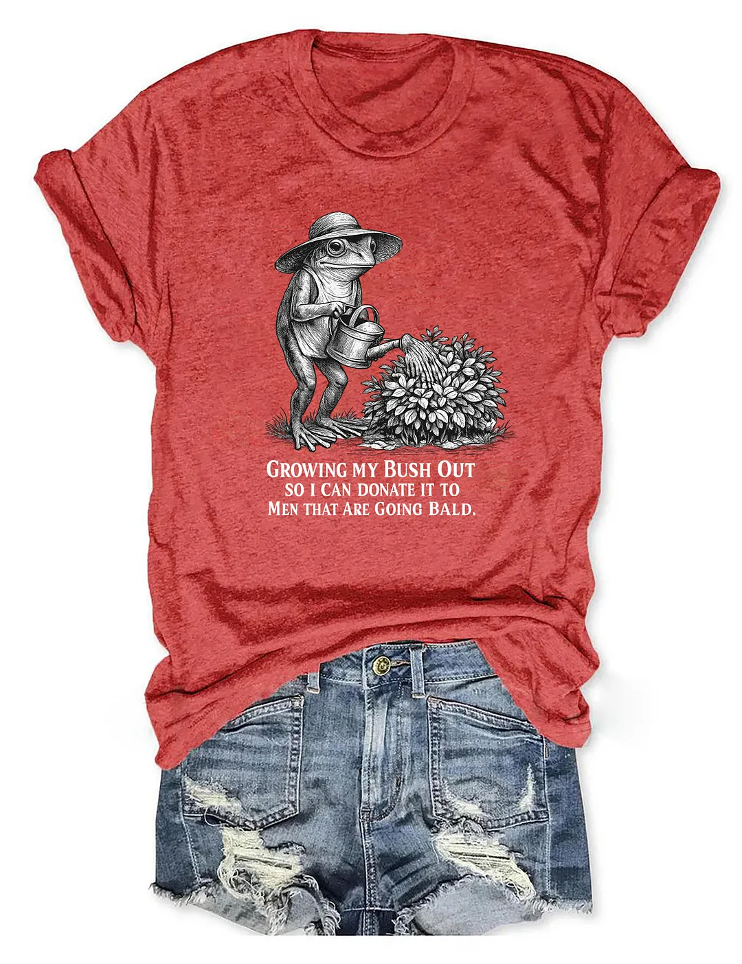 Funny Frog Gardening T-shirt