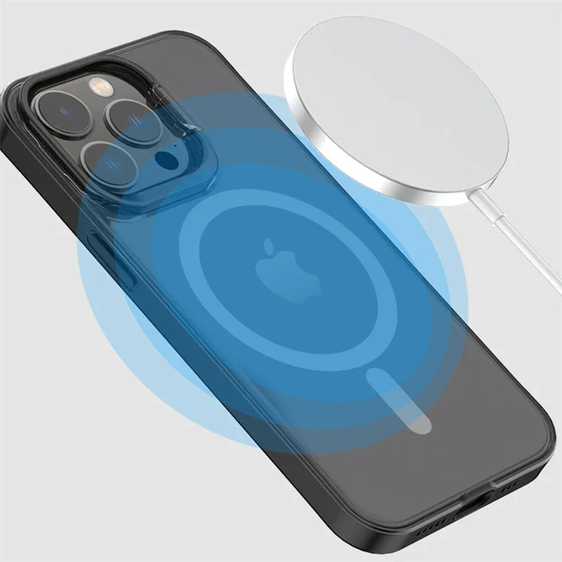 Metal Lens Holder Phone Case iPhone13 /14Magnetic Protective Cover