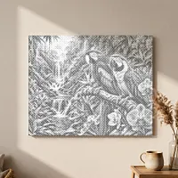 Tropical Parrot Falls - Dot Painting