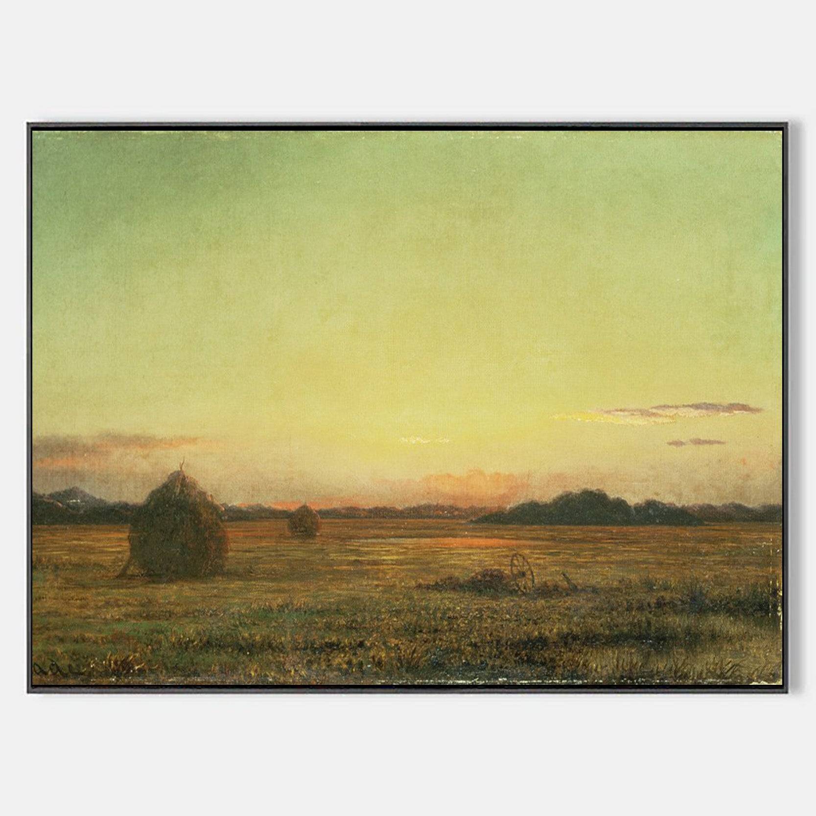 Arabelart Jersey Meadows framed print by Martin Johnson Heade AR909