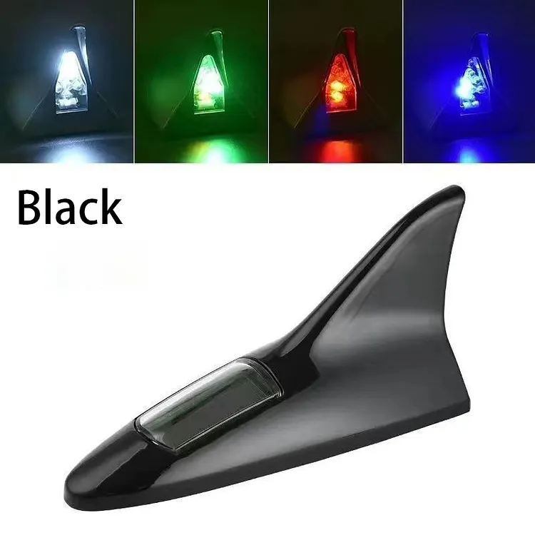 Solar Shark Fin Warning Light for Car