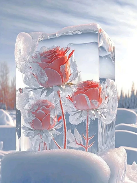 Diamond Painting - Full Round/Square Drill - Rose(30*40 - 50*60cm)