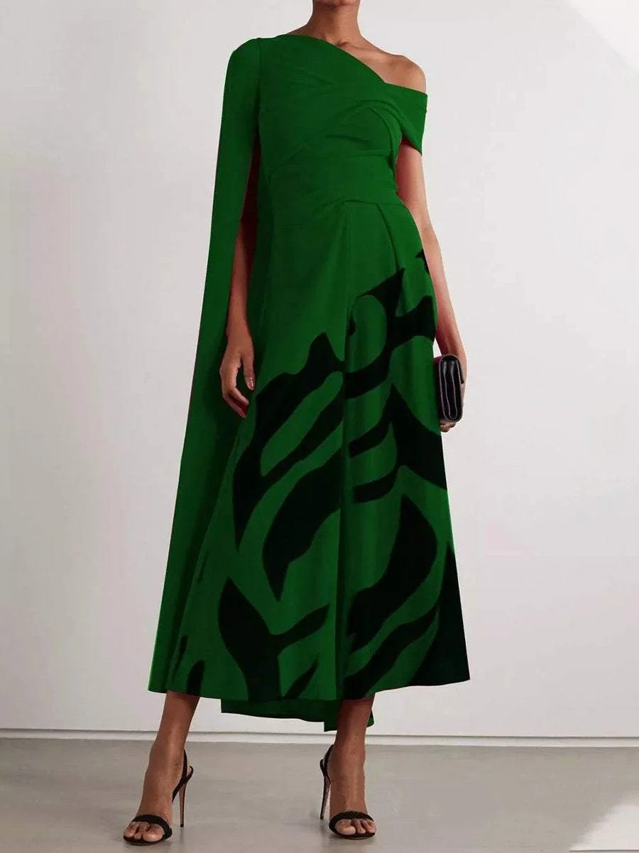 Stylish abstract printed dress