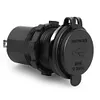 60W Car Motorcycle Charger 12V/24V QC 4.0 Type C QC 3.0 USB Fast Charging Socket