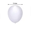 10 Pack | 12" White Latex LED Light Up Balloons