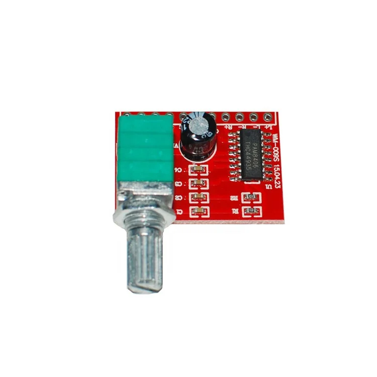 PAM8406 Amplificatore Audio Stereo Class D Digital Amplifier Board Mini Audio Power Amplifier PCB with Potentiometer