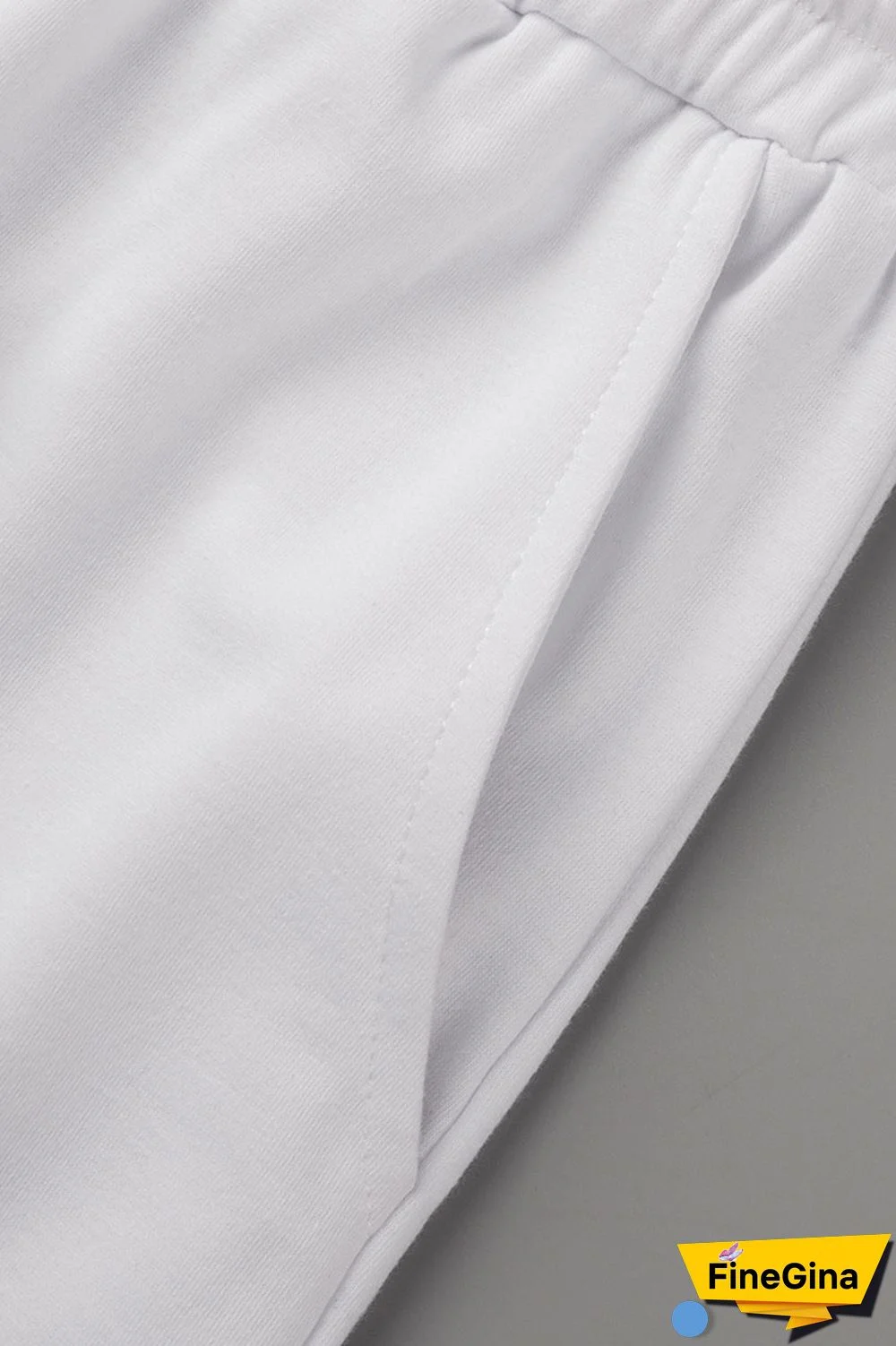 White Casual Solid Patchwork Hooded Collar Long Sleeve Two Pieces