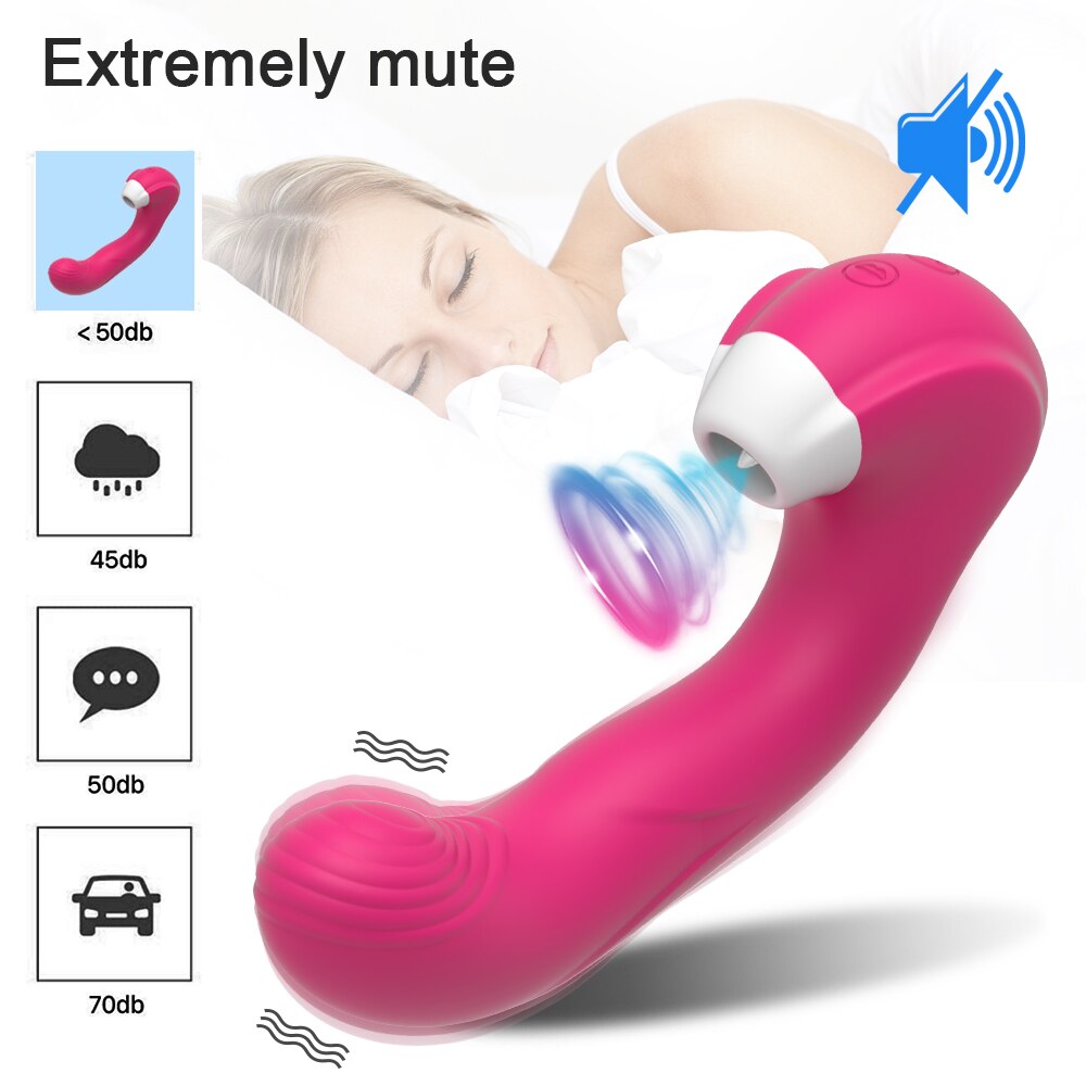 Sugekopp klitorisstimulatorvibrator