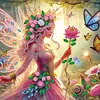 (Multi-Style)Elf Girl-Partial Special Shaped Diamond Painting 30*30CM