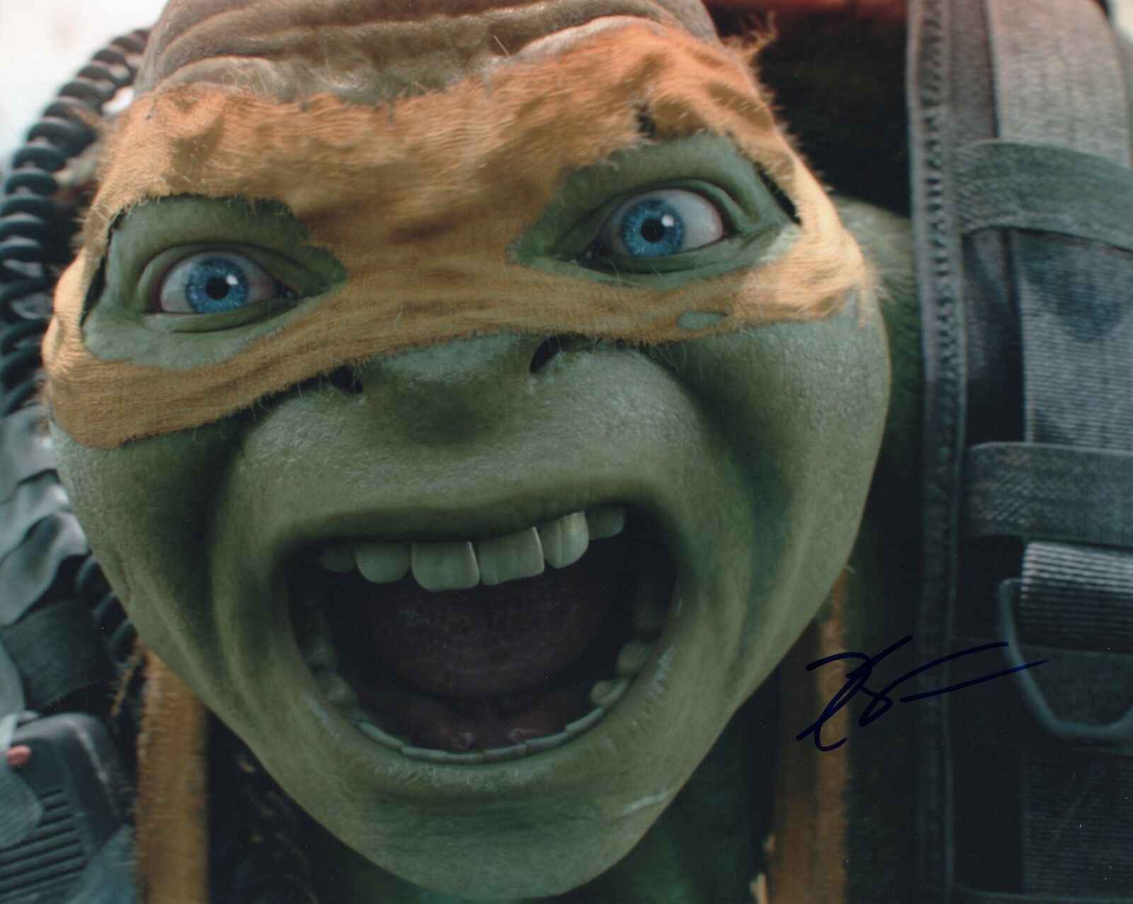 Noel Fisher Teenage Mutant Ninja Turtles Michelangelo Signed 8x10 Photo Poster painting w/COA C