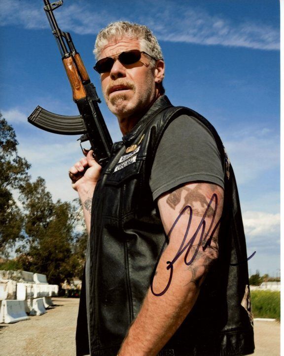 RON PERLMAN signed autographed SONS OF ANARCHY CLAY MORROW Photo Poster painting